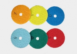 Wood floor polishing pad