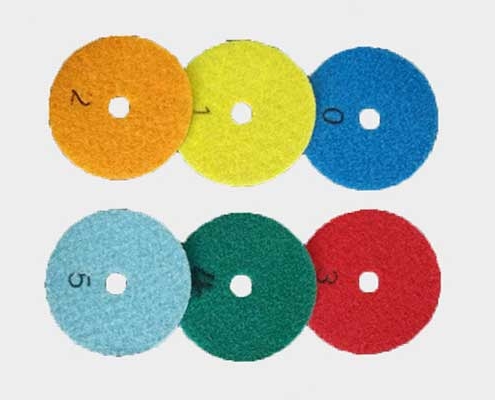 Wood floor polishing pad