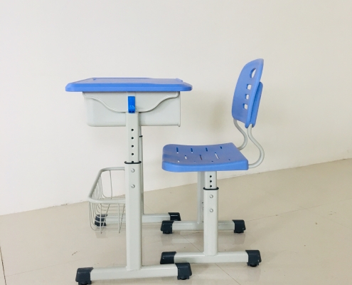 student desks and chairs