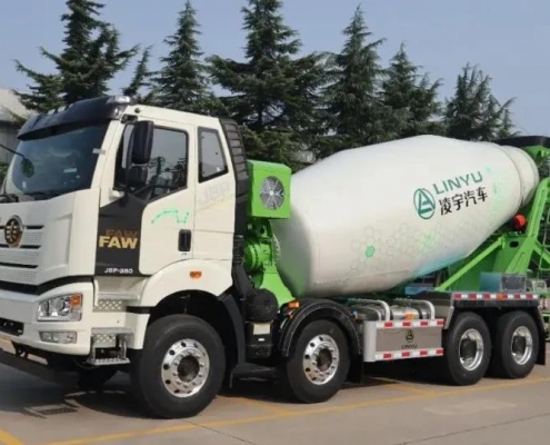 Concrete mixer truck