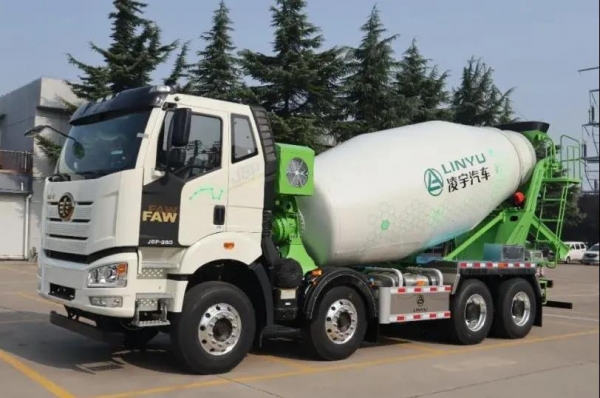 Concrete mixer truck